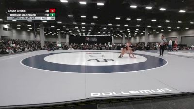 113 lbs Champ. Rd Of 128 - Dominic Marchack, Eierman Elite Wrestling Club vs Caden Gress, Aggressive Wrestling Academy