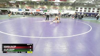 149 lbs Champ. Round 1 - Kyler Adams, Midway University vs Hoakea Salter, Graceland University