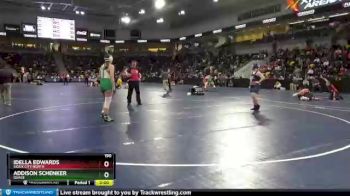 190 lbs Champ. Round 1 - Addison Schenker, Osage vs Idella Edwards, Sioux City North