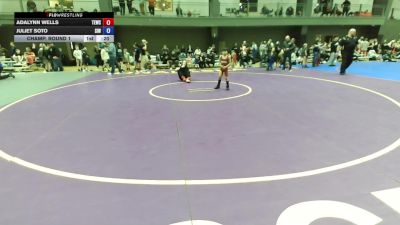 U8 FS - 56 lbs Quarters - JaydanJoseph Aguon, NWWC vs Jaxonn Estrada, Wrestling Club Tacoma Slam