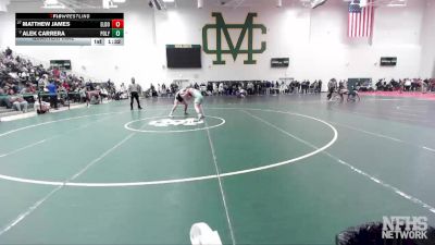 150 lbs Quarterfinal - Alek Carrera, Poly/Long Beach vs Matthew James, El Dorado