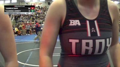 137 lbs Quarterfinal - Danielle Duff, Troy vs Clarissa Jarrett, St.Clairsville