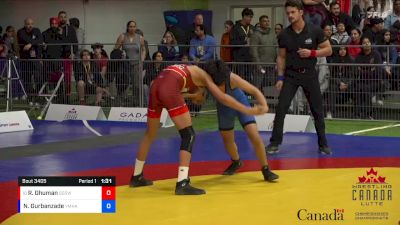 48kg 1st Place Match - Roop Ghuman, Guru Gobind Singh WC vs Nizami Gurbanzade, YW-YMHA WC