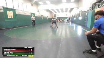 190 lbs Cons. Round 2 - Ethan Pau, Sage Creek vs Hyram Osuna, Grossmont