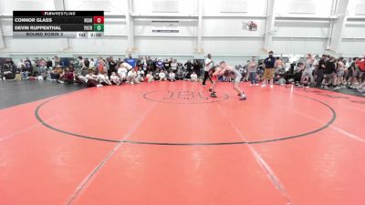 133 lbs Round Robin 3 - Connor Glass, Heart Of A Lion vs Devin Ruppenthal, Patriots Wrestling Club-MS