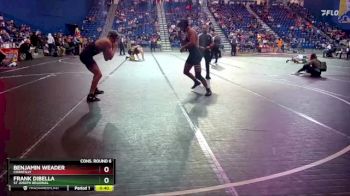 157 lbs Cons. Round 6 - Frank DiBella, St Joseph Regional vs Benjamin Weader, Chantilly