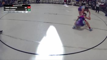 129 lbs 5th Place Match - Emma Glendy, Lakeview vs Daisy Cameron, Nebraska Wrestling Academy