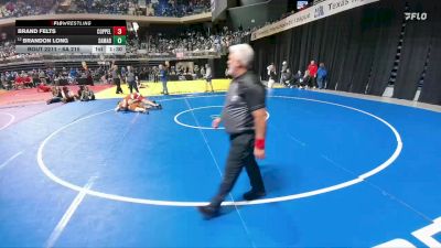 6A 215 lbs Quarterfinal - Brandon Long, San Antonio Madison vs Brand Felts, Coppell