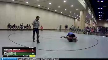 220 lbs Round 1 (10 Team) - Gregory Johnson, Warrior Elite vs Ethan Logan, Jackson County