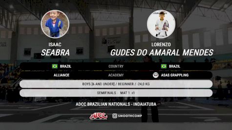 Lorenzo Gudes Do Amaral Mendes vs Isaac Seabra 2025 ADCC Brazilian Nationals