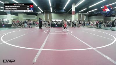 71 lbs Final - Jacinto Hernandez, Takedown-City Wrestling vs Ariela Infante, All American Wrestling Club