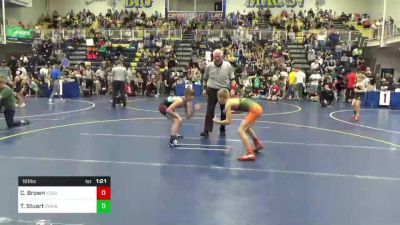 101 lbs Round Of 16 - Chase Brown, Yough vs Tanner Stuart, Rambler WC