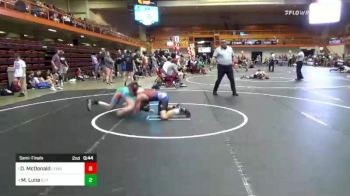 138 lbs Semifinal - Travis Guzman, Horizon HS vs Jace Long, ACW