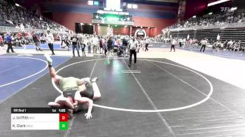 190 lbs Rr Rnd 1 - Jeremy Griffith, Individual vs Kaleb Clark, Green River Grapplers