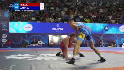 79 kg Qualif. - Loki Bigras, Canada vs David Tartan, Romania