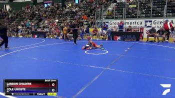 49 lbs Semifinal - Landon Childers, IN vs Cole Urioste, MI