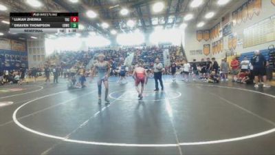 132 lbs Semifinal - Lukah Zherka, Sons Of Thunder vs Draven Thompson, Winter Haven High
