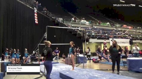 Brianna Fleek - Women's Group, Twin City Twisters - 2021 Women's Xcel Region 4 Championships