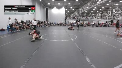 126 lbs Round 1 (6 Team) - Cole Forsythe, Steller Trained Greedo vs Zephyr Kimball, Team Tugman WC