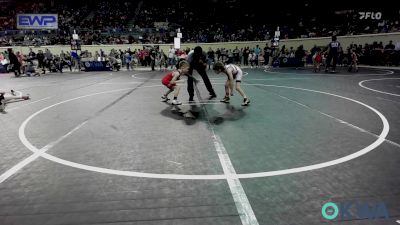 52 lbs Consi Of 8 #1 - Archer Slabaugh, Oklahoma Wrestling Academy vs Hunter Peterson, Claremore Wrestling Club