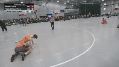 132 lbs Champ. Rd Of 64 - Mason Colon, Ranger 47 vs Beckett Edstrom, MN Elite