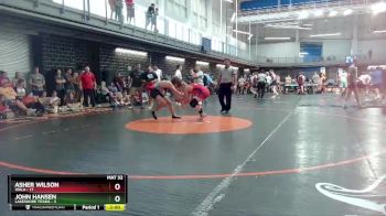 132 lbs Round 2 (10 Team) - Asher Wilson, WALA vs John Hansen, Lakeshore Titans