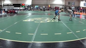 141 lbs Cons. Semi - Emmett Nelson, UW Parkside vs Carsen Richards, Lake Erie College