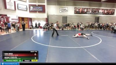 75 lbs Cons. Semi - Van Bird, Mountain Ridge Youth vs Bodie PHELPS, WEBER WARRIOR WRESTLING