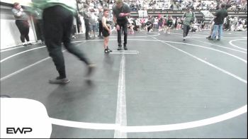 60 lbs Consi Of 8 #2 - Axel Gregory, Tulsa Blue T Panthers vs Tre Hartfield 4, OKC Saints Wrestling