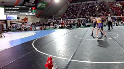 5A 126 lbs Cons. Round 1 - Riley Johnson, Lewiston vs Cade Gunnell, Middleton