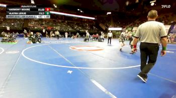 190 Class 2 lbs Quarterfinal - Harmony Moore, Willard vs Alayna Leslie, Staley