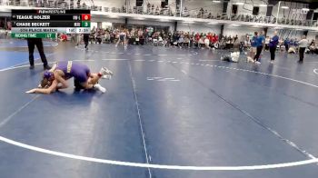 Elite 133 lbs 5th Place Match - Chase Beckett, Minnesota State vs Teague Holzer, Wisconsin-La Crosse