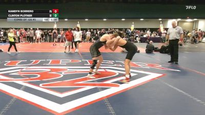 138 lbs Consi Of 128 #2 - Kamdyn Borrero, PA vs Clinton Plotner, DE