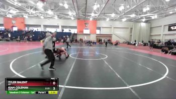 174 lbs Cons. Round 5 - Kiam Coleman, Brockport vs Tyler Balent, RIT