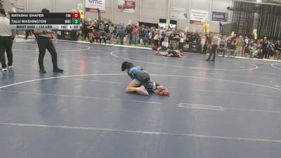 115 lbs Champ. Rd Of 32 - Talli Washington, Woodland Wrestling Club vs Natasha Shafer, Firecrackers