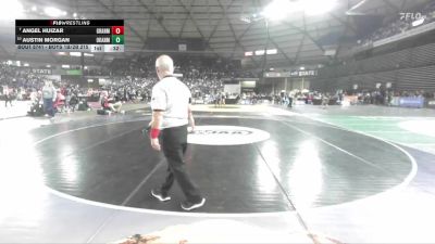 Boys 1B/2B 215 Cons. Round 5 - Austin Morgan, Okanogan vs Angel Huizar, Granger