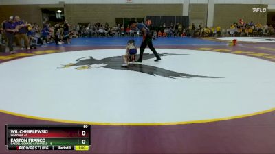 50 lbs Semis (4 Team) - Wil Chmielewski, Waconia vs Easton Franco, Dassel-Cokato-Litchfield