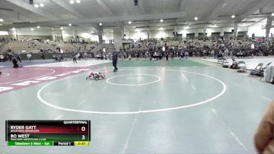 45 lbs Quarterfinal - Ryder Gatt, Backyard Brawlers vs Bo West, Panther Wrestling Club