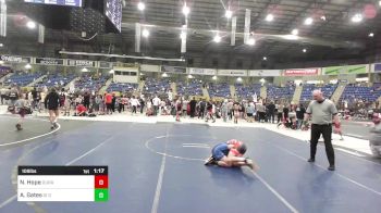 109 lbs Quarterfinal - Noah Hope, Duran Elite vs Axton Gates, GI Grapplers