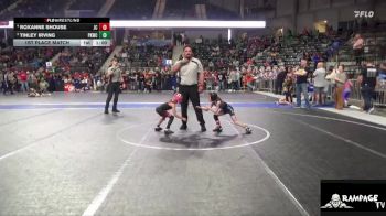 45 lbs 1st Place Match - Roxanne Shouse, Junction City vs Tinley Irving, Plainville Kids Wrestling Club