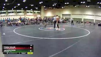 120 lbs Round 7 (8 Team) - Tyson Taylor, Montana Williston vs Jackson Rush, PECO Boys