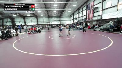 132 lbs Round 2 (8 Team) - Thomas Johnson (SH), Bear River B vs Andrew Lopez, Snow Canyon