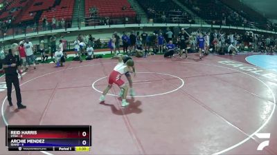 86 lbs Round 2 (8 Team) - Reid Harris, Utah vs ARCHIE MENDEZ, Idaho