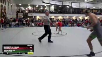 141 lbs Champ. Round 1 - Garrett Simmons, Wilmington College (oh) vs Reese Wallis, Olivet College