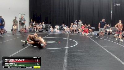 115 lbs Round 6 (8 Team) - Anthony Molinaro, Dirty Jersey vs Tyheim Bell, Junior Terps USA Allstars