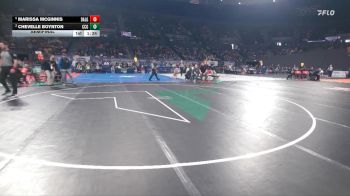 6A/5A Girls 100 Semifinal - Marissa McGinnis, Dallas Girls vs Chevelle Boynton, Crook County Girls