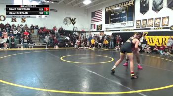 165 lbs Cons. Round 3 - Bryce Crawford, West Marshall vs Isaiah Shepard, Waterloo West