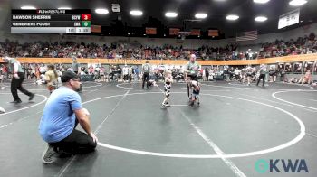 46 lbs Rr Rnd 1 - Dawson Sherrin, Bridge Creek Youth Wrestling vs Genevieve Foust, Shelton Wrestling Academy