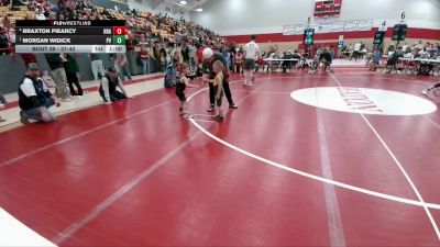 37-40 lbs Round 1 - Morgan Widick, Platte Valley vs Braxton Piearcy, HRA