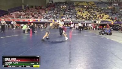 174 lbs Quarters & 1st Wb (16 Team) - Hunter Mays, TCNJ vs Eddie Simes, Wisconsin-La Crosse